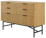Kommode , holzfarben , Ma&szlig;e (cm): B: 120 H: 80