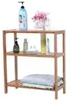 Regal Bambou , holzfarben , Ma&szlig;e (cm): B: 60 H: 66