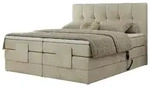 Motor Boxspringbett mit Bettkasten Vittoria , beige , Ma&szlig;e (cm): B: 188 H: 124