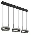 Globo Lighting Pendelleuchte , schwarz , Ma&szlig;e (cm): B: 82 H: 150