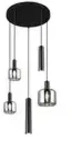 Trio Pendelleuchte , schwarz , Ma&szlig;e (cm): H: 150 &Oslash;: 40