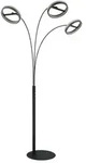 Globo Lighting Stehleuchte , schwarz , Ma&szlig;e (cm): B: 83,7 H: 190,2