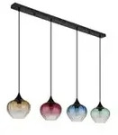 Globo Lighting Pendelleuchte , schwarz , Ma&szlig;e (cm): B: 111 H: 120