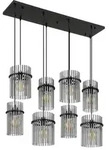 Globo Lighting H&auml;ngeleuchte , schwarz , Ma&szlig;e (cm): B: 38 H: 125