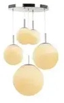 Globo Lighting H&auml;ngeleuchte , silber , Ma&szlig;e (cm): H: 90 &Oslash;: 50