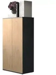 Kommode Dalosa , holzfarben , Ma&szlig;e (cm): B: 60 H: 108