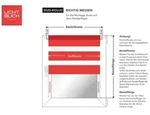 Lichtblick Klemmfixrollo , rot , Synthetische Materialien , Ma&szlig;e (cm): B: 90 H: 5