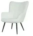 by Living Sessel Uta , wei&szlig; , Ma&szlig;e (cm): B: 72 H: 97