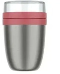 Mepal Thermolunchpot Ellipse , rosa/pink , Edelstahl,Kunststoff , Ma&szlig;e (cm): H: