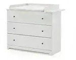 Wickelkommode Thilo , wei&szlig; , Ma&szlig;e (cm): B: 117 H: 104
