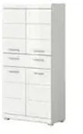 Midischrank SCHLOONSEE Breite 74cm 4 T&uuml;ren 1 Schubkasten 4 F&auml;cher MDF-Front 