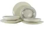 Ritzenhoff & Breker Tafelservice 8-teilig Cecina , creme , Steinzeug/Steingut ,...