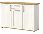 Kommode Verona , holzfarben , Ma&szlig;e (cm): B: 137 H: 92