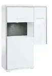 uno Anstell-Highboard Setto , wei&szlig; , Ma&szlig;e (cm): B: 94 H: 137 T: 38.0