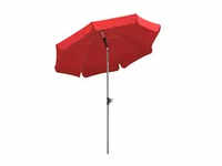 Schneider Schirme Sonnenschirm Locarno , rot , Maße (cm): H: 220 Ø: 150