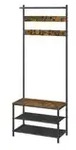 Kompaktgarderobe Bont , braun , Ma&szlig;e (cm): B: 64 H: 180