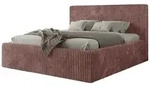 Polsterbett mit Bettkasten Tiliano Classic , rosa/pink , Ma&szlig;e (cm): B: 196 H: 108
