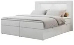 Boxbett mit Bettkasten Gold 5 , wei&szlig; , Ma&szlig;e (cm): B: 160 H: 103