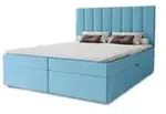 Boxbett mit Stauraum Nelia , blau , Ma&szlig;e (cm): B: 182 H: 124