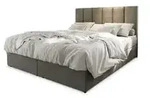 MASSENO Boxbett mit Bettkasten Meril , grau , Ma&szlig;e (cm): B: 160 H: 98