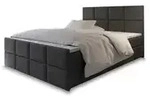 MASSENO Boxbett mit Bettkasten Ariel , grau , Ma&szlig;e (cm): B: 180 H: 98