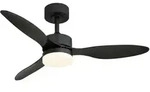 Globo Lighting Deckenventilator , schwarz , Ma&szlig;e (cm): H: 40,5 &Oslash;: 106