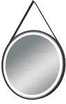 Badspiegel Finchen , schwarz , Metall , Ma&szlig;e (cm): B: 4 H: 60