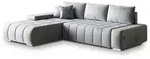MASSENO Ecksofa mit Schlaffunktion Alese , grau , Ma&szlig;e (cm): B: 265 H: 85
