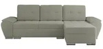 Ecksofa mit Schlaffunktion Umbria , grau , Ma&szlig;e (cm): B: 271 H: 85