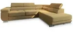 MASSENO Ecksofa mit Schlaffunktion Apiro , gelb , Ma&szlig;e (cm): B: 277 H: 90