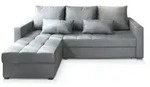 MASSENO Ecksofa Kos , grau , Ma&szlig;e (cm): B: 220 H: 85