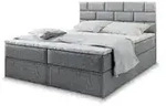 MASSENO Boxbett mit Bettkasten und 2 Schubladen Arinos , grau , Ma&szlig;e (cm): B:...