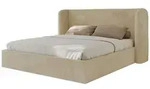 Polsterbett mit Lattenrost Emora Classic , creme , Ma&szlig;e (cm): B: 203 H: 111