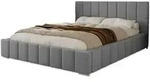 Polsterbett mit Stauraum Ayr , grau , Ma&szlig;e (cm): B: 195 H: 100