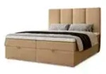 Boxbett mit Stauraum Macclesfield , beige , Ma&szlig;e (cm): B: 141 H: 110
