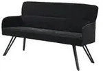 by Living Sitzbank , schwarz , Ma&szlig;e (cm): B: 140 H: 94