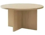 Selsey Couchtisch Ovo , holzfarben , Ma&szlig;e (cm): H: 40 &Oslash;: 76