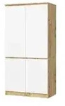 Dreht&uuml;renschrank 90 cm breit Valentina , mehrfarbig , Ma&szlig;e (cm): B: 90 H: 180