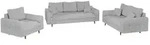 S-STYLE Polstergarnitur 3+2+1 Trygve , grau , Ma&szlig;e (cm): B: 210 H: 81