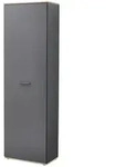 Garderobenschrank Maderno , grau , Ma&szlig;e (cm): B: 60 H: 199 T: 38.0