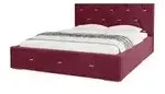 Polsterbett mit Stauraum Gwithian , lila/violett , Ma&szlig;e (cm): B: 135 H: 100