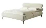 Selsey Polsterbett in Chenille Roule , beige , Ma&szlig;e (cm): B: 213 H: 96