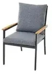 Siena Garden Comfortsessel Liguria , schwarz , Ma&szlig;e (cm): B: 64 H: 97