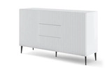 Sideboard , wei&szlig; , Ma&szlig;e (cm): B: 150 H: 87