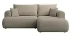 Selsey Ecksofa Ovo Mini , beige , Ma&szlig;e (cm): B: 238 H: 93