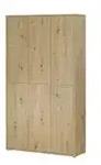 Schuh- und Mehrzweckschrank Bolognano , holzfarben , Ma&szlig;e (cm): B: 109 H: 192...