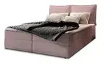 MASSENO Boxbett mit Bettkasten Lente , rosa/pink , Ma&szlig;e (cm): B: 140 H: 98