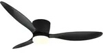 Globo Lighting Deckenventilator , schwarz , Ma&szlig;e (cm): H: 22,6 &Oslash;: 131.5