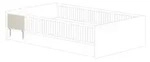PAIDI Rausfallschutz Little Flo , beige , Ma&szlig;e (cm): B: 2,2 H: 24,6