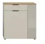 Sideboard , creme , Ma&szlig;e (cm): B: 80 H: 88